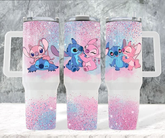 Love Ohana Ohana Tumbler With Handle 0224