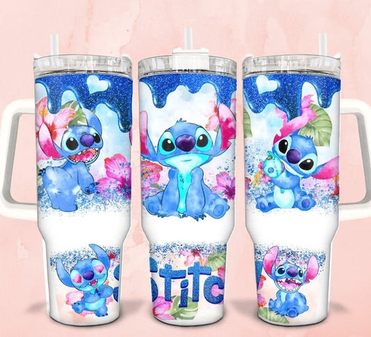 Love Ohana Ohana Tumbler With Handle 0224