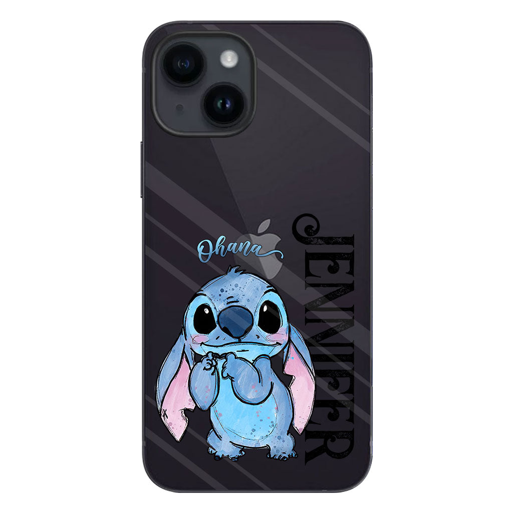 Ohana - Personalized Ohana Clear Phone Case